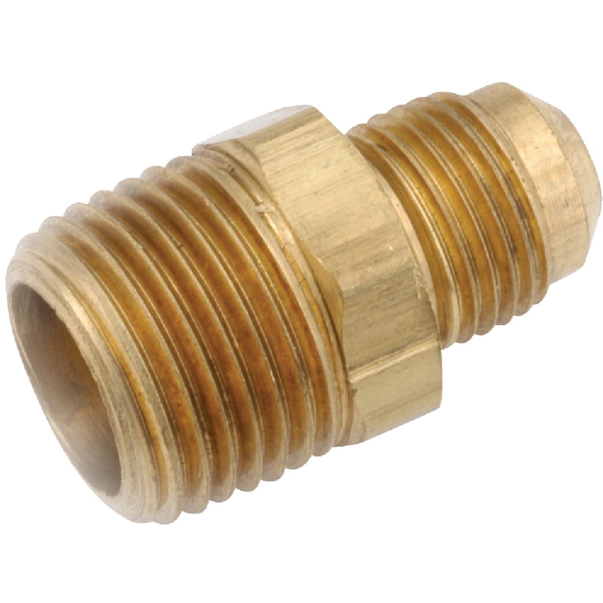 Anderson Metals 3/8 In. x 3/8 In. Brass Male Flare Connector Pack of 10 Anderson