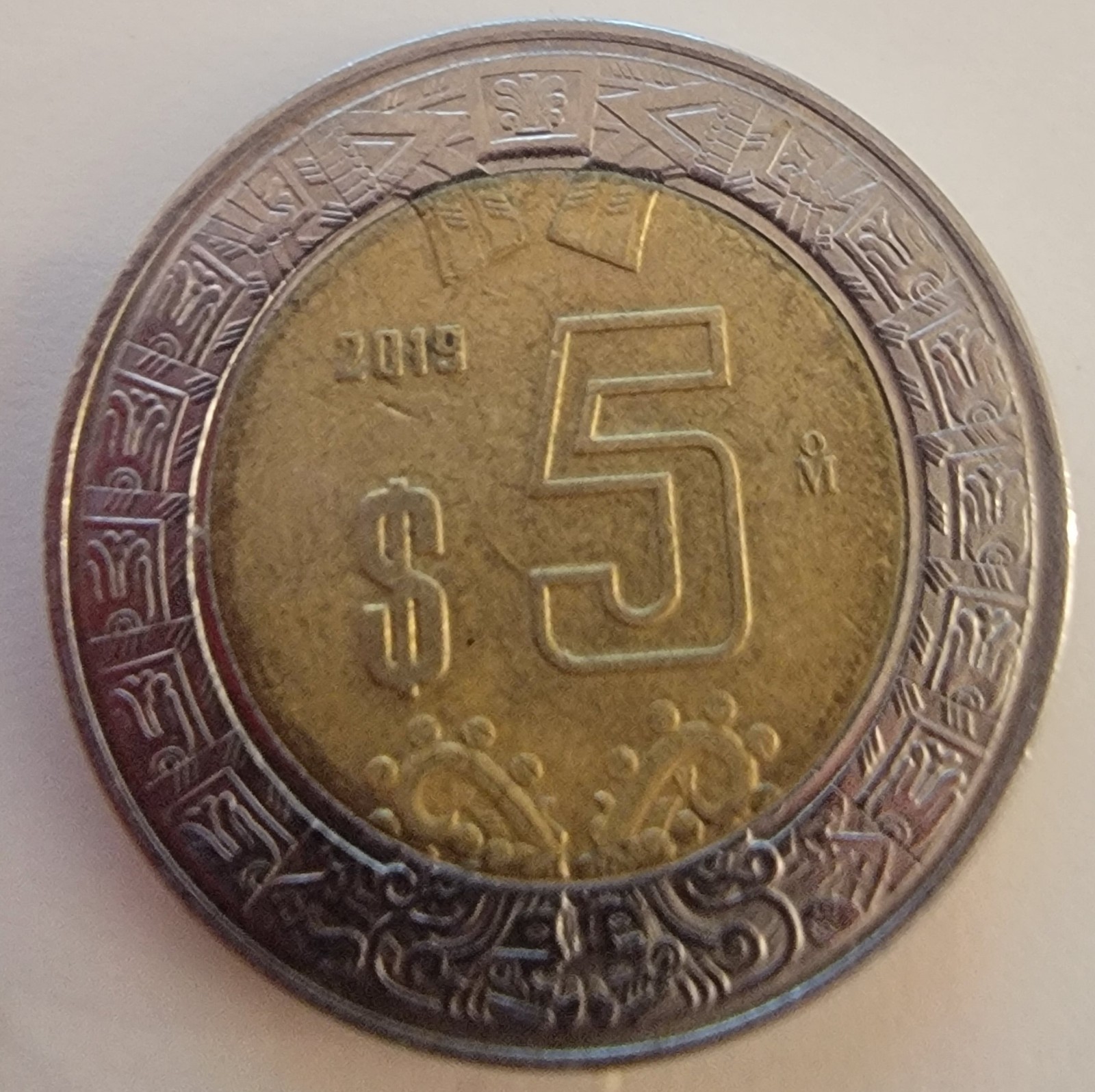 $5 Mexican Pesos From Mexico