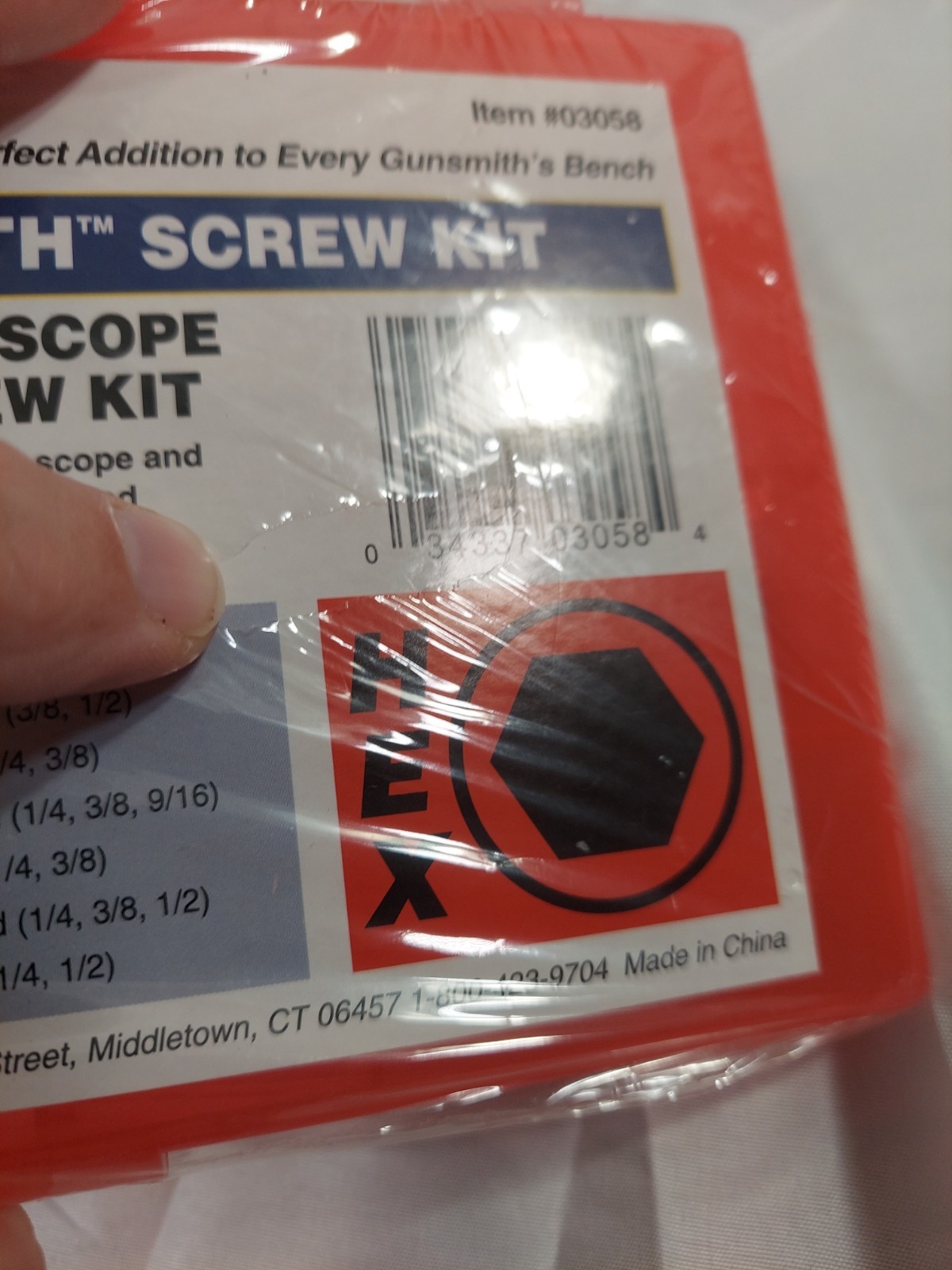 Pachmayr 142 piece Hex Scope Ring & Base Screws Master Gunsmith Kit, 03058