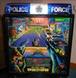 GREAT! Williams Police Force pinball machine UPGRADED...