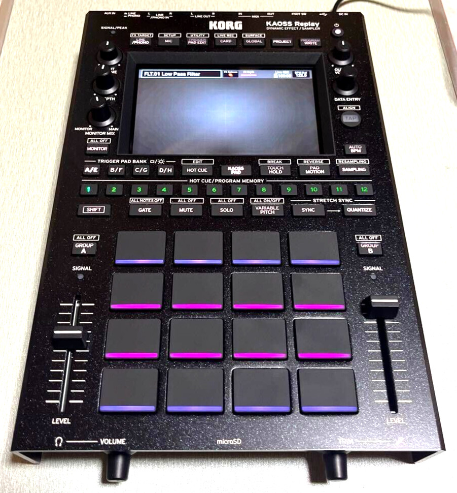 NEW KORG KAOSS REPLAY Dynamic Effect Sampler All-in-One DJ Performance From JP