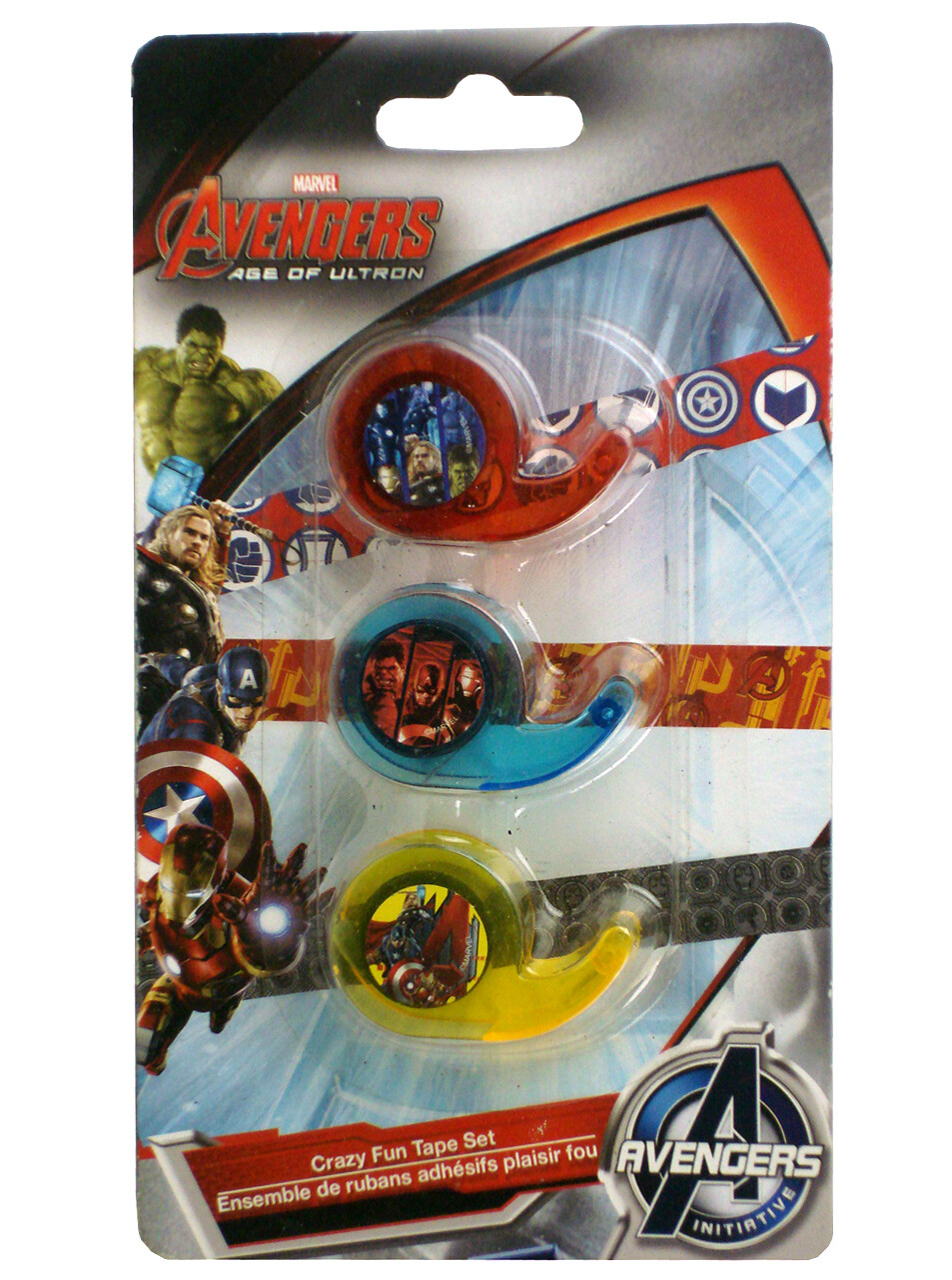Avengers Age Of Ultron Crazy Fun Tape Set Mini Kids Craft Marvel Dispensers New