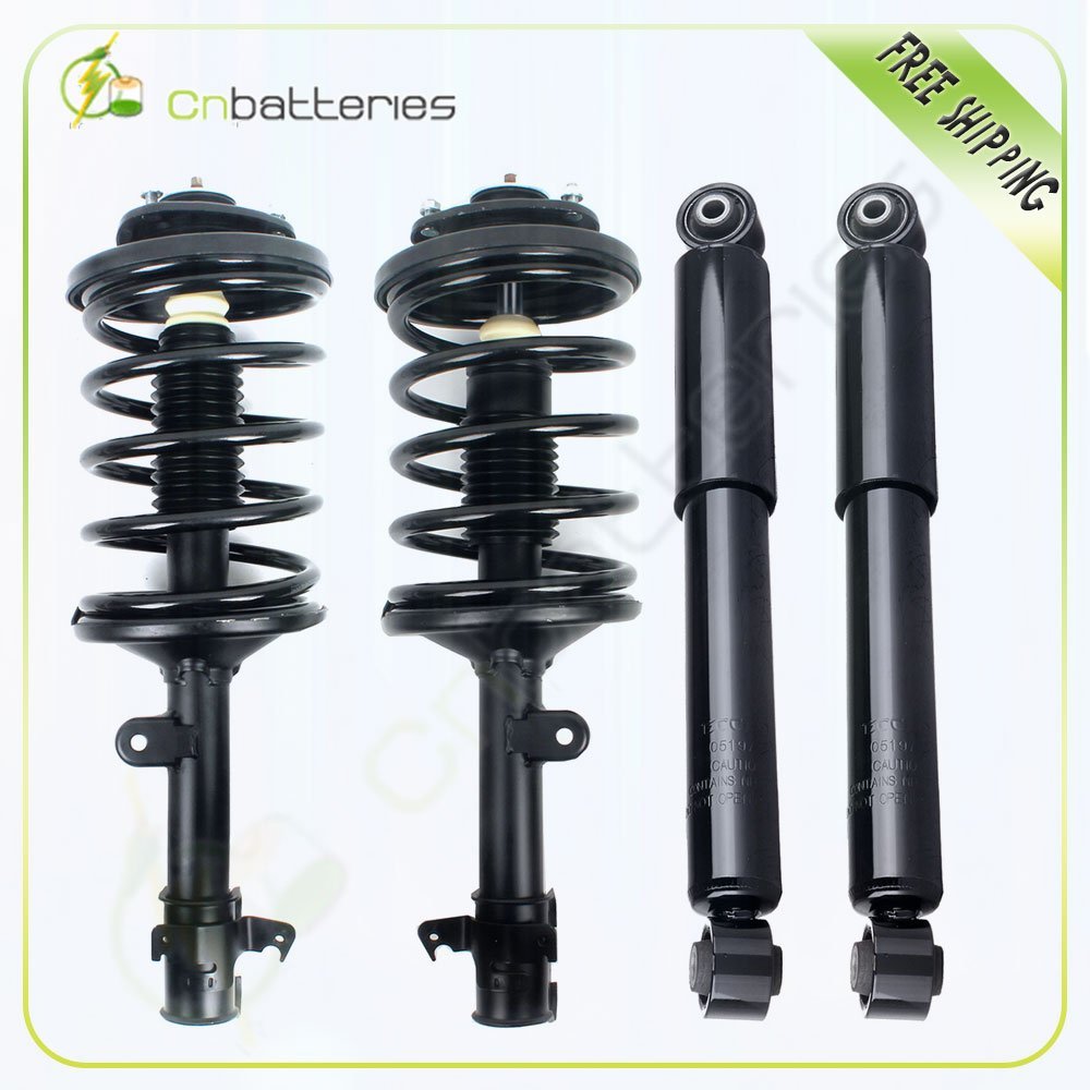 For 2003-08 Honda Pilot 4x Front Complete Struts Assembly + Rear Shock Absorbers
