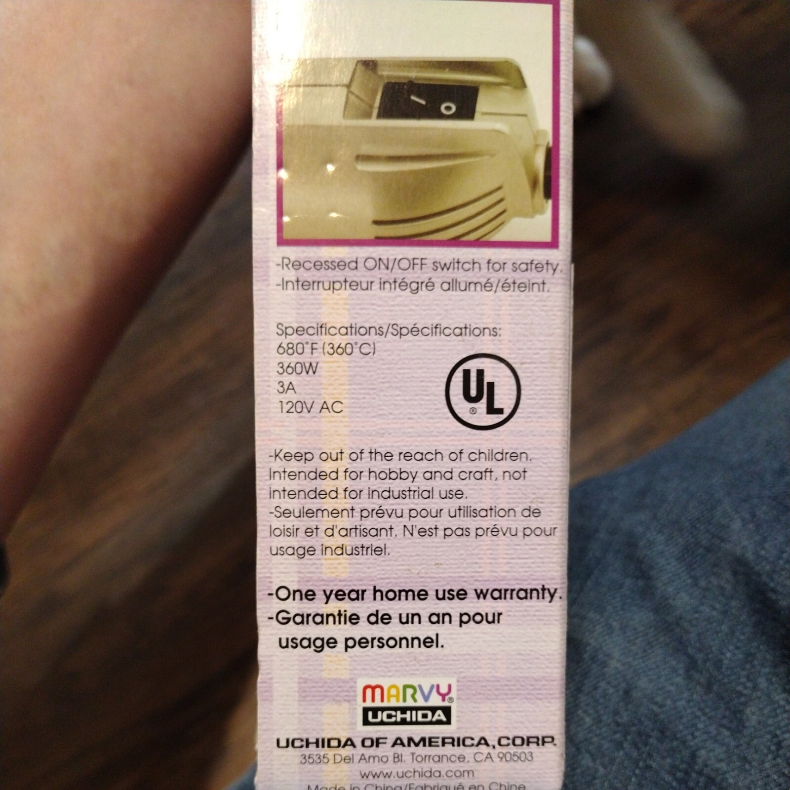 Marvy Uchida Embossing Heat Tool Model 2500, is open box NEW