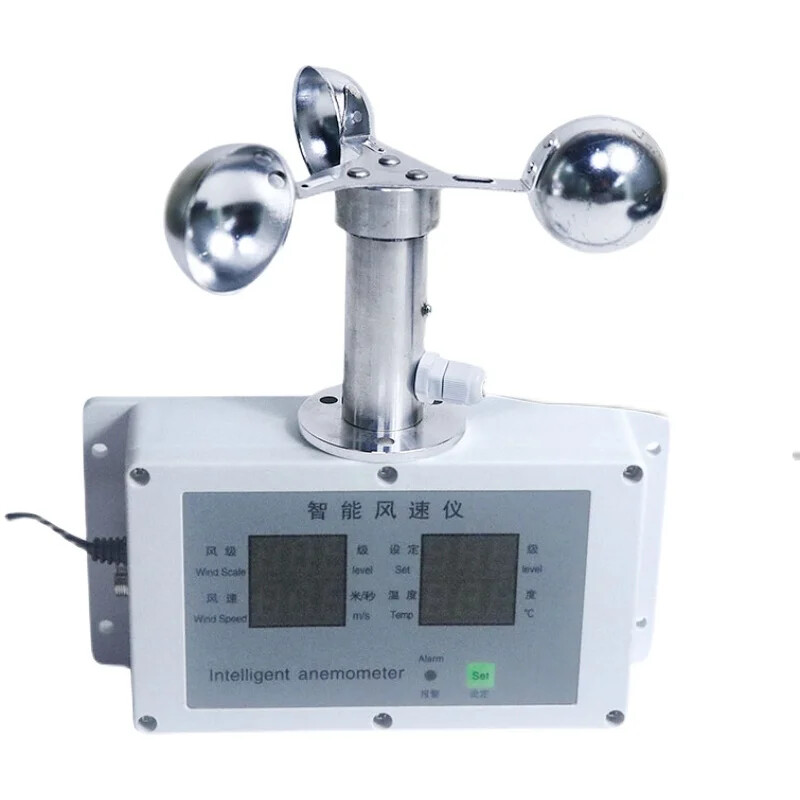 Tower Crane Anemometer Alarm Meter Wind Speed Detector Anemometer Tool