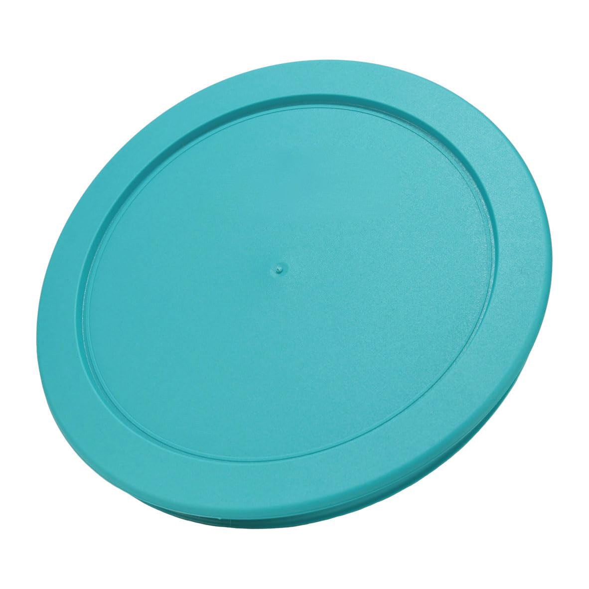 Turquoise Storage Lid, 4 Cup, Round Shape, Green
