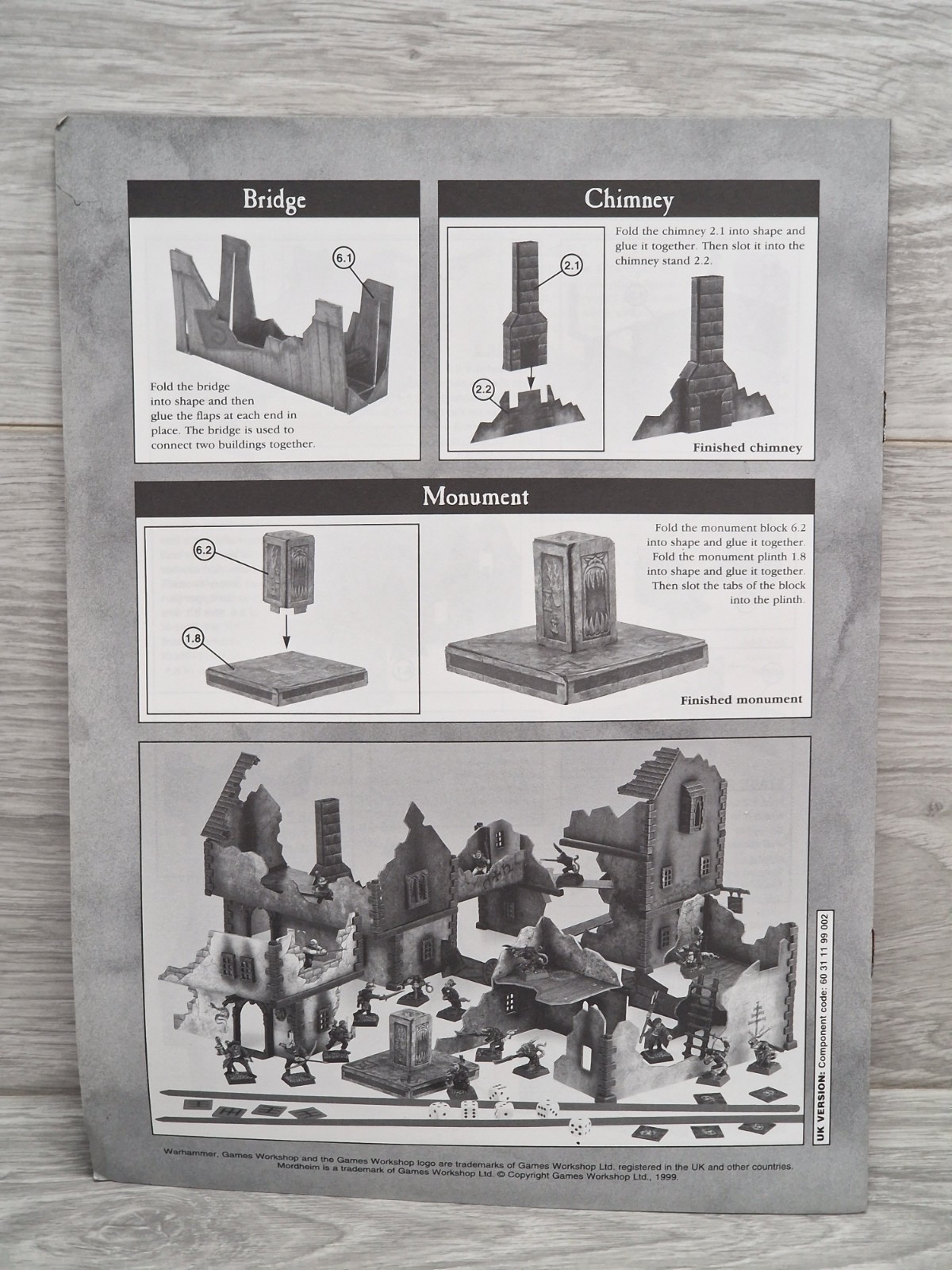 Mordheim Core Rule Book & Getting Started Codex Warhammer Games Workshop SB