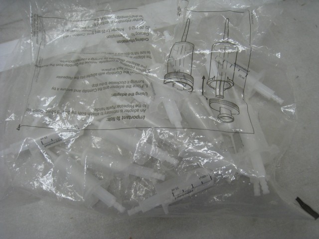 15 Eppendorf 25 ml syringes, 423326