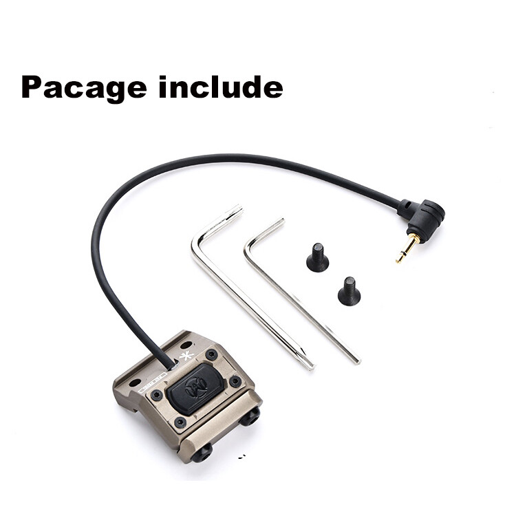 Tactical ModButton Controler Switch For Hunting flashlight DBAL A2 D2 PEQ laser