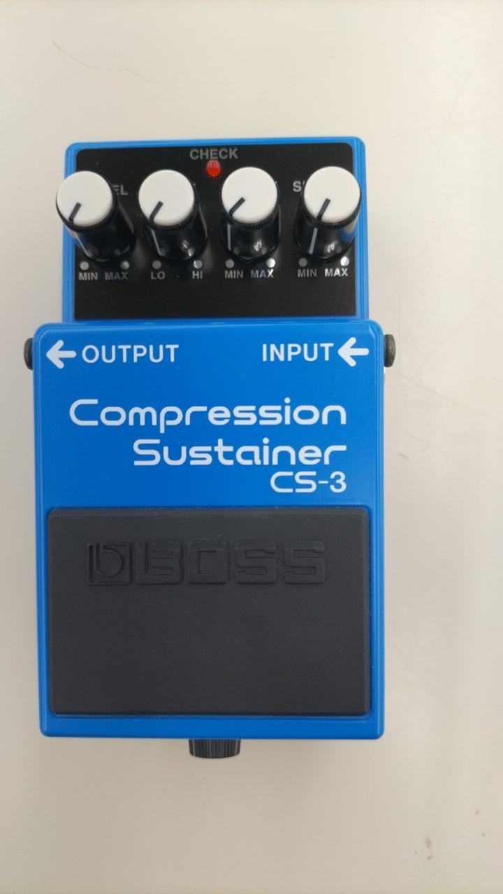Boss Compressor Effects Pedal Sustain Guitar Bass Japanese Used