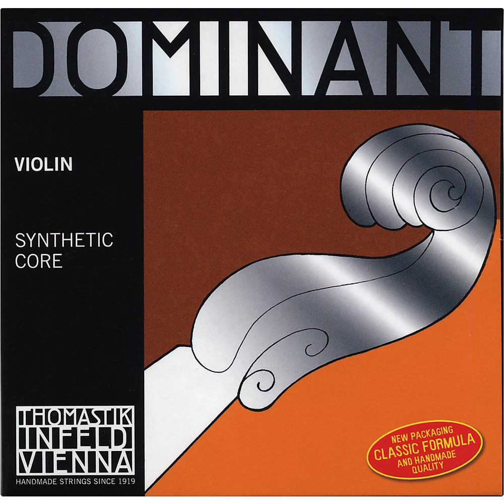 Thomastik Dominant Stark (Heavy)  Violin String 4/4 Set Steel E String, Loop End