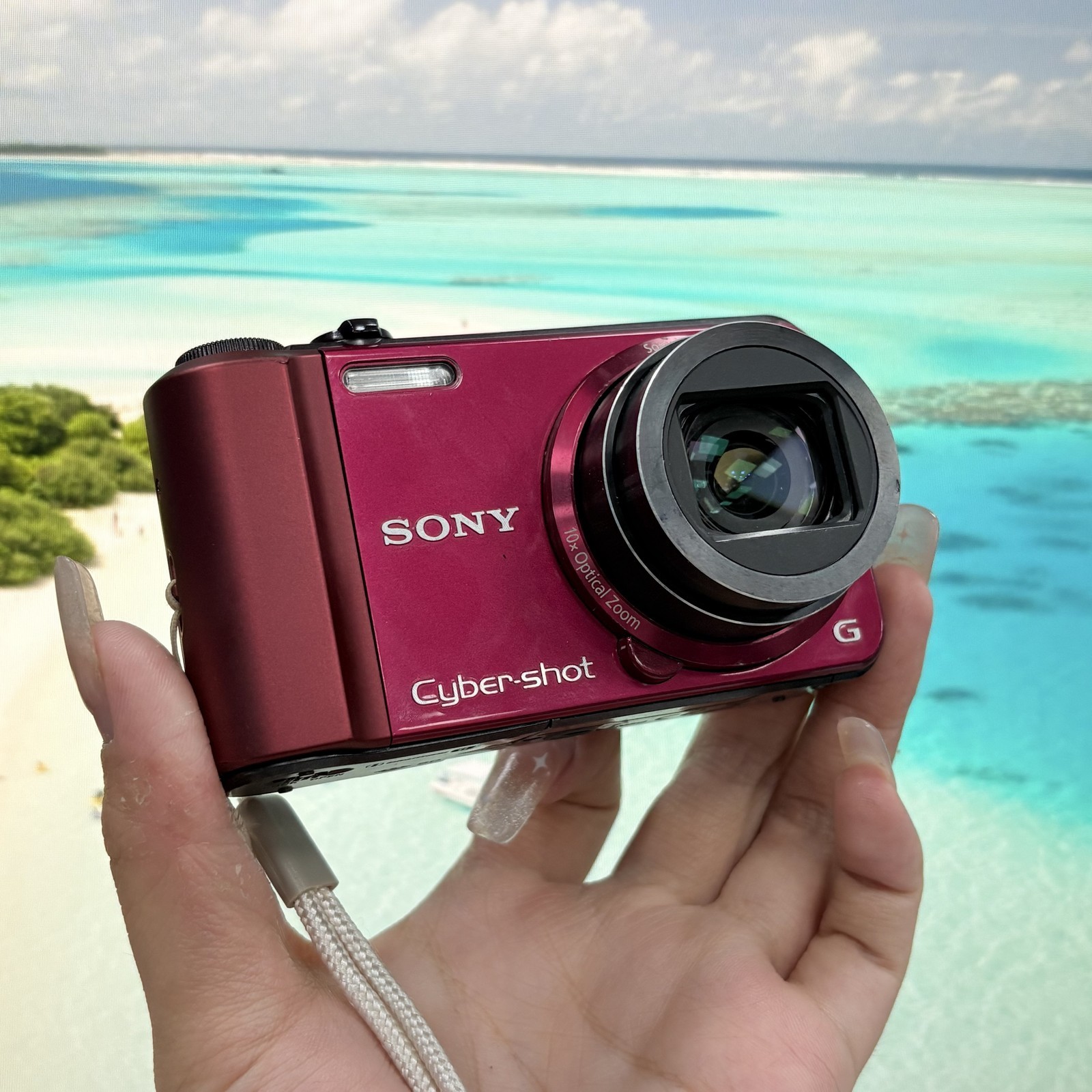 Sony Cyber-shot DSC-H70 16.1MP 10x Optical Zoom Digital Camera-100% Working