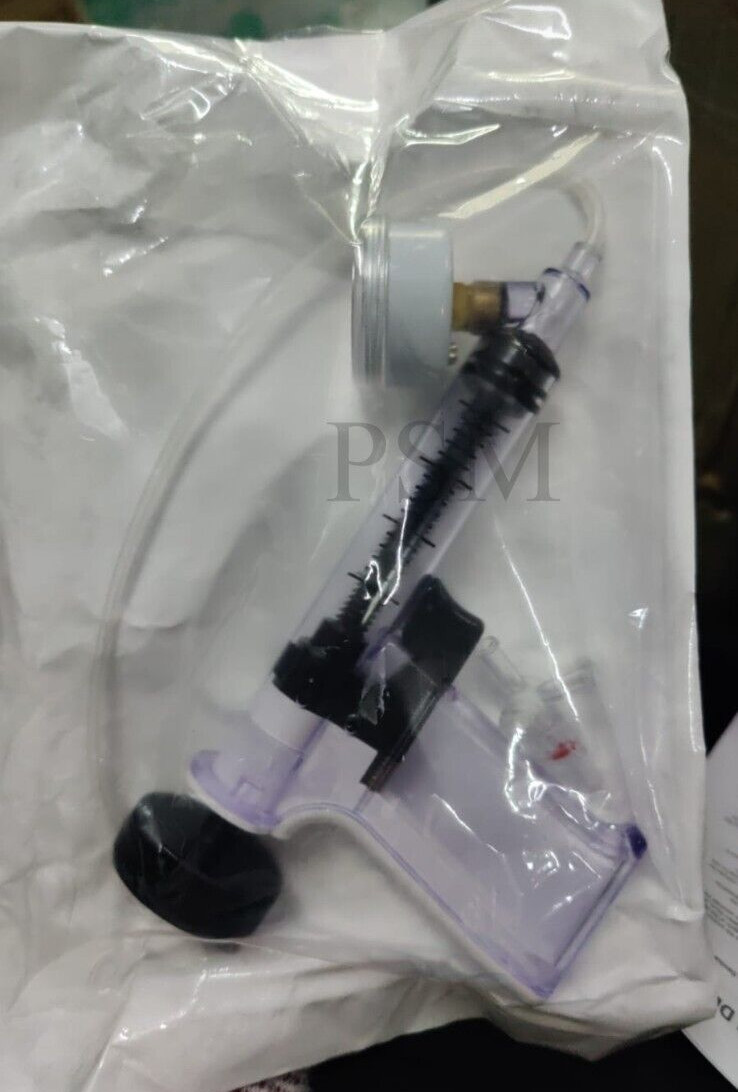 balloon Inflation Device Gun Type With Pressure Gauge For angioplasty procedure
