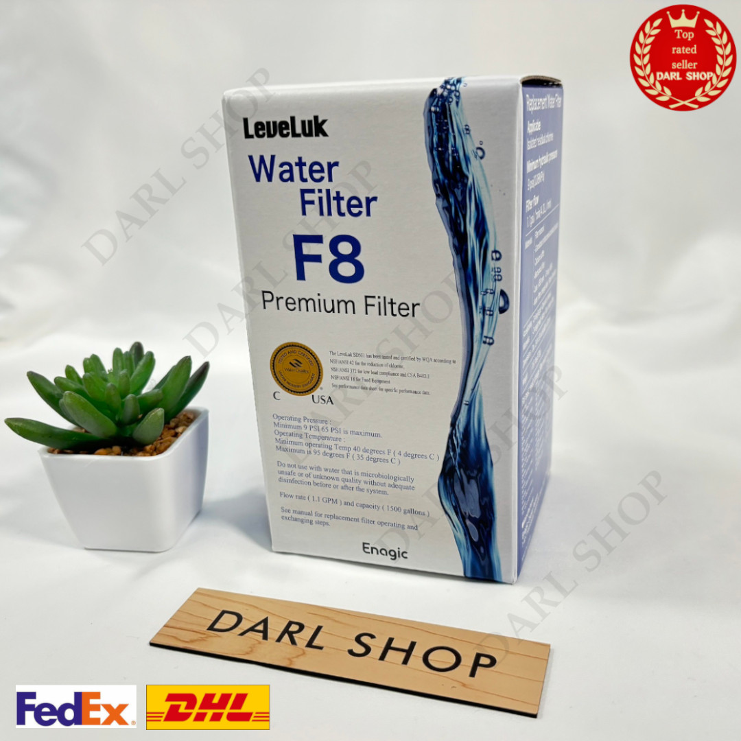 Leveluk F8 Filter for Kangen K8 Premium Water Ioniser Machine Made by Enagic JP