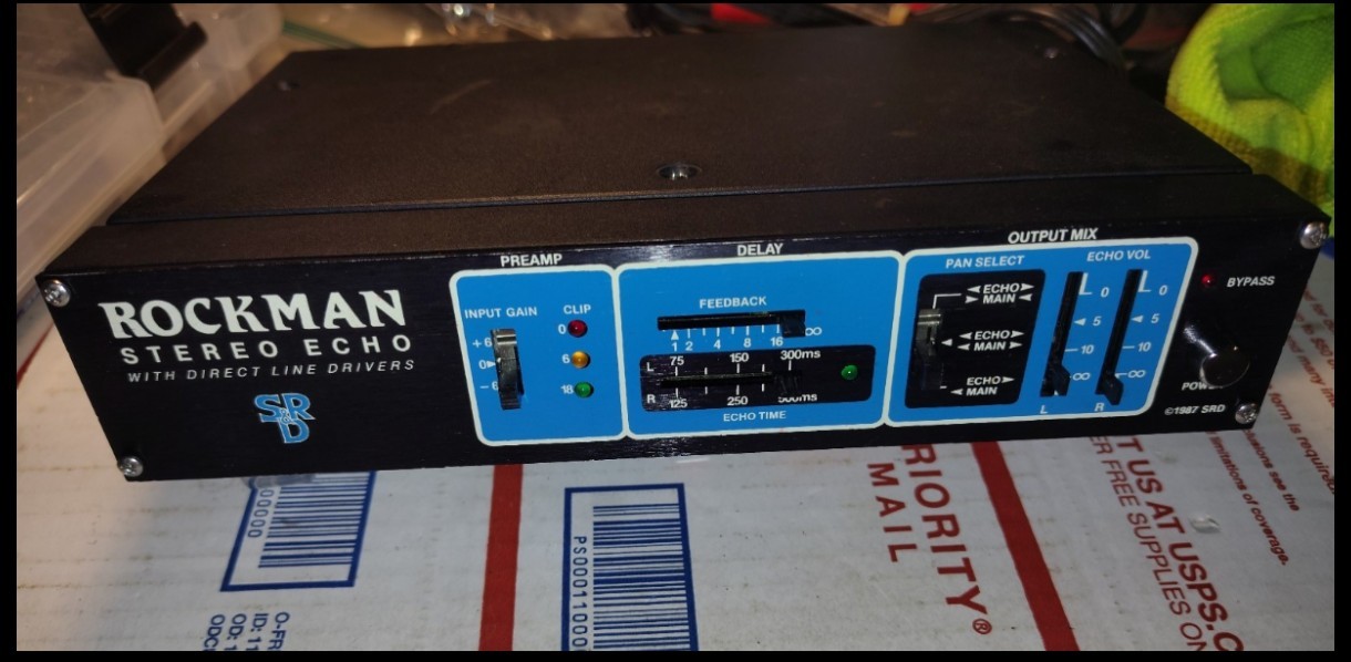Rockman Stereo Echo Effects Processor Preamp SR&D by Tom Scholz