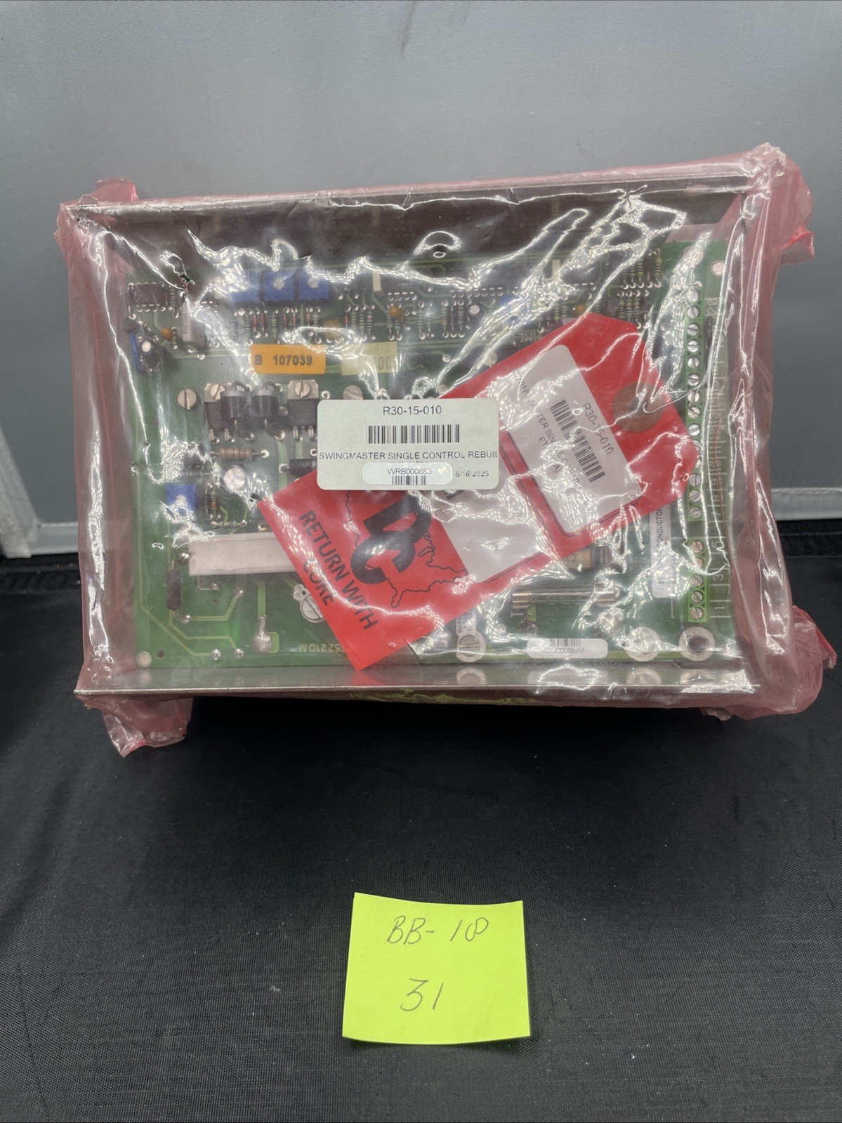 Besam/Assa Abloy SWINGMASTER SINGLE CONTROL REBUILT ETIK R30-15-010