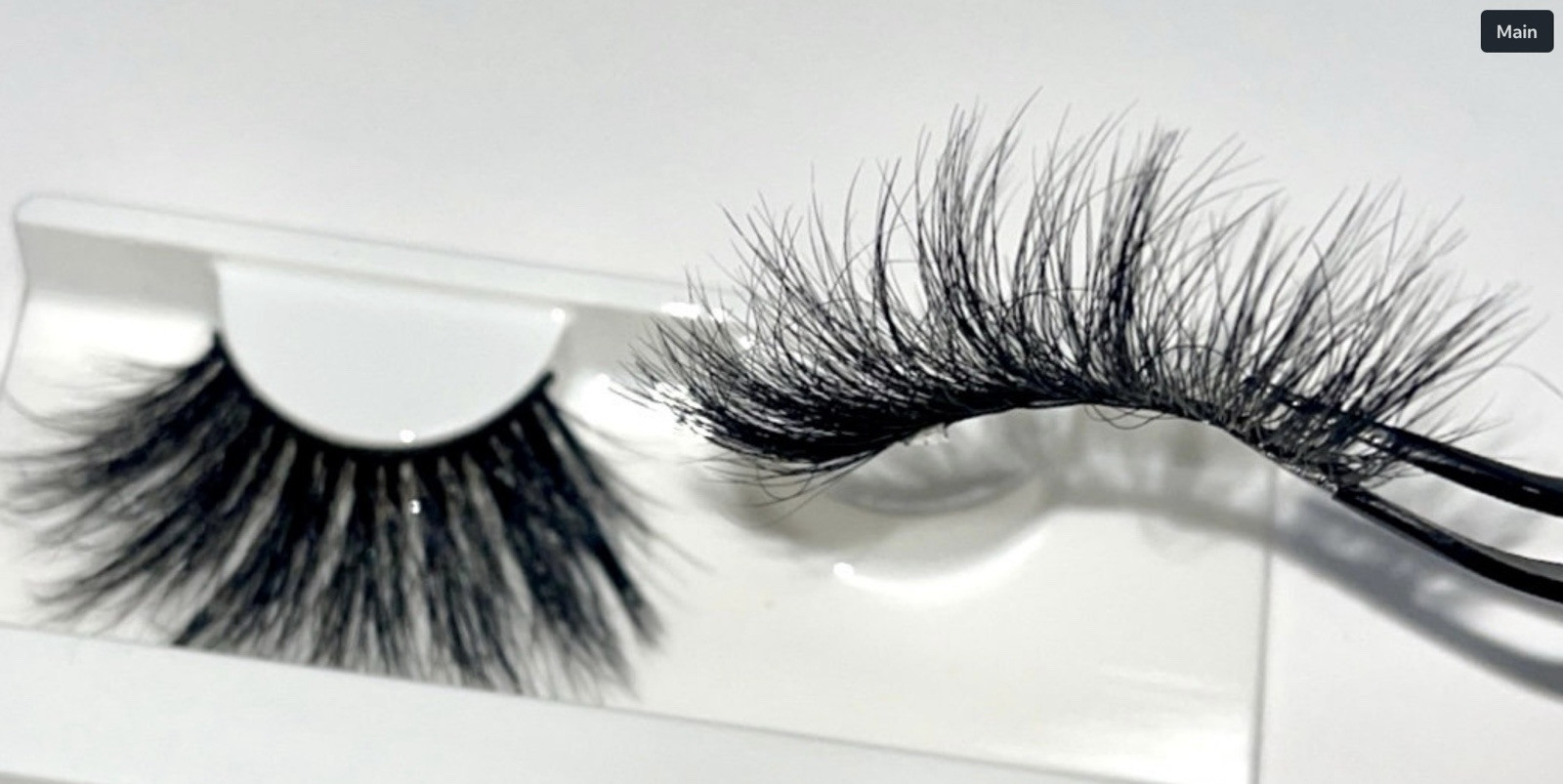 5D 100% Mink Soft Long Natural Thick False Eye Lashes Black [Betsy]