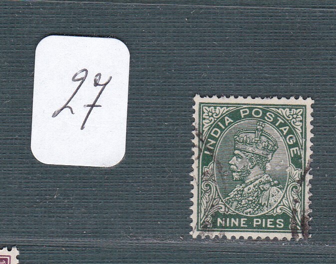 BRITISH COLONIES 1927/32 INDIA N°113A-OBL.TB-SEE SCAN R/V-V248