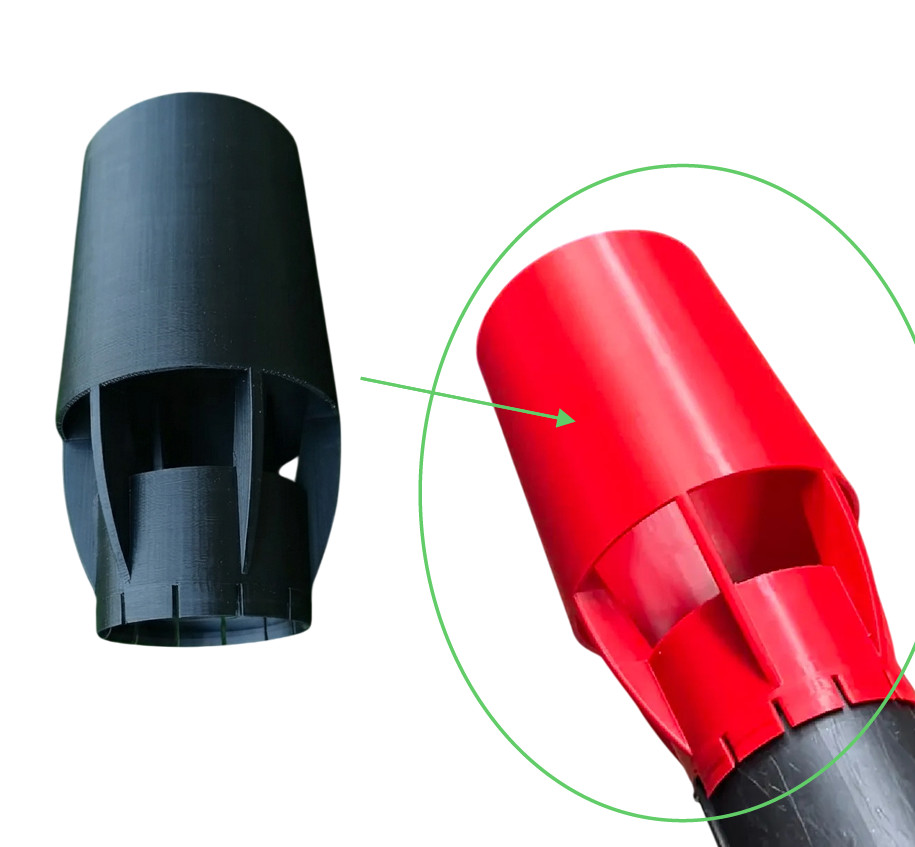 Milwaukee M18 Blower Venturi Nozzle Attachment - High Velocity Air Concentrator