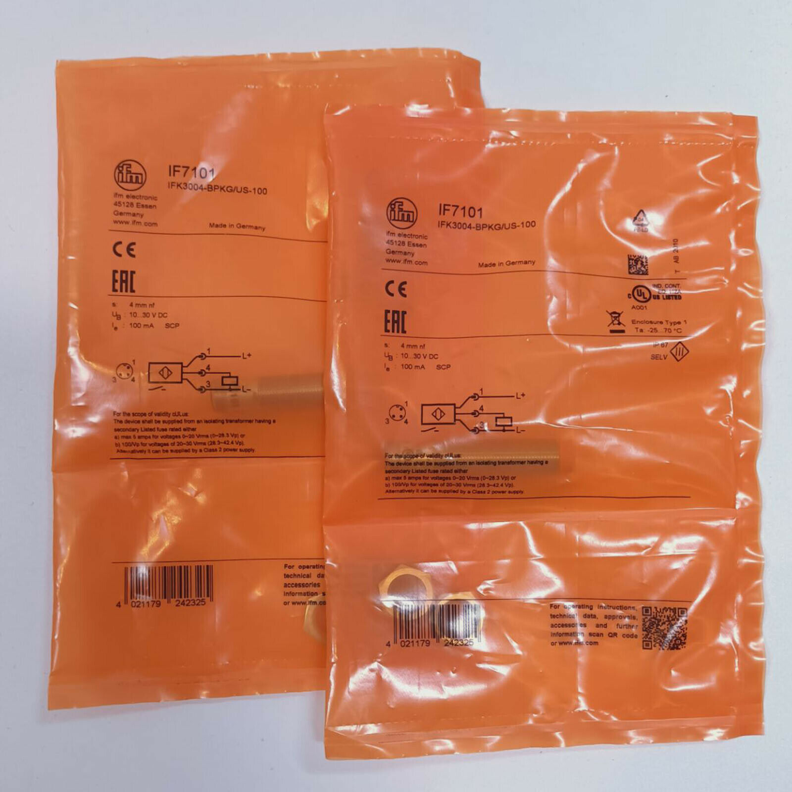IFM IF7101 Proximity Sensor New