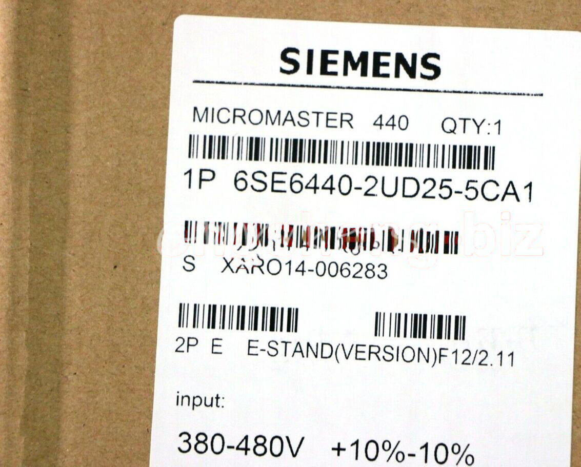 New One 6SE6 440-2UD25-5CA1 Siemens 6SE6440-2UD25-5CA1 inverter