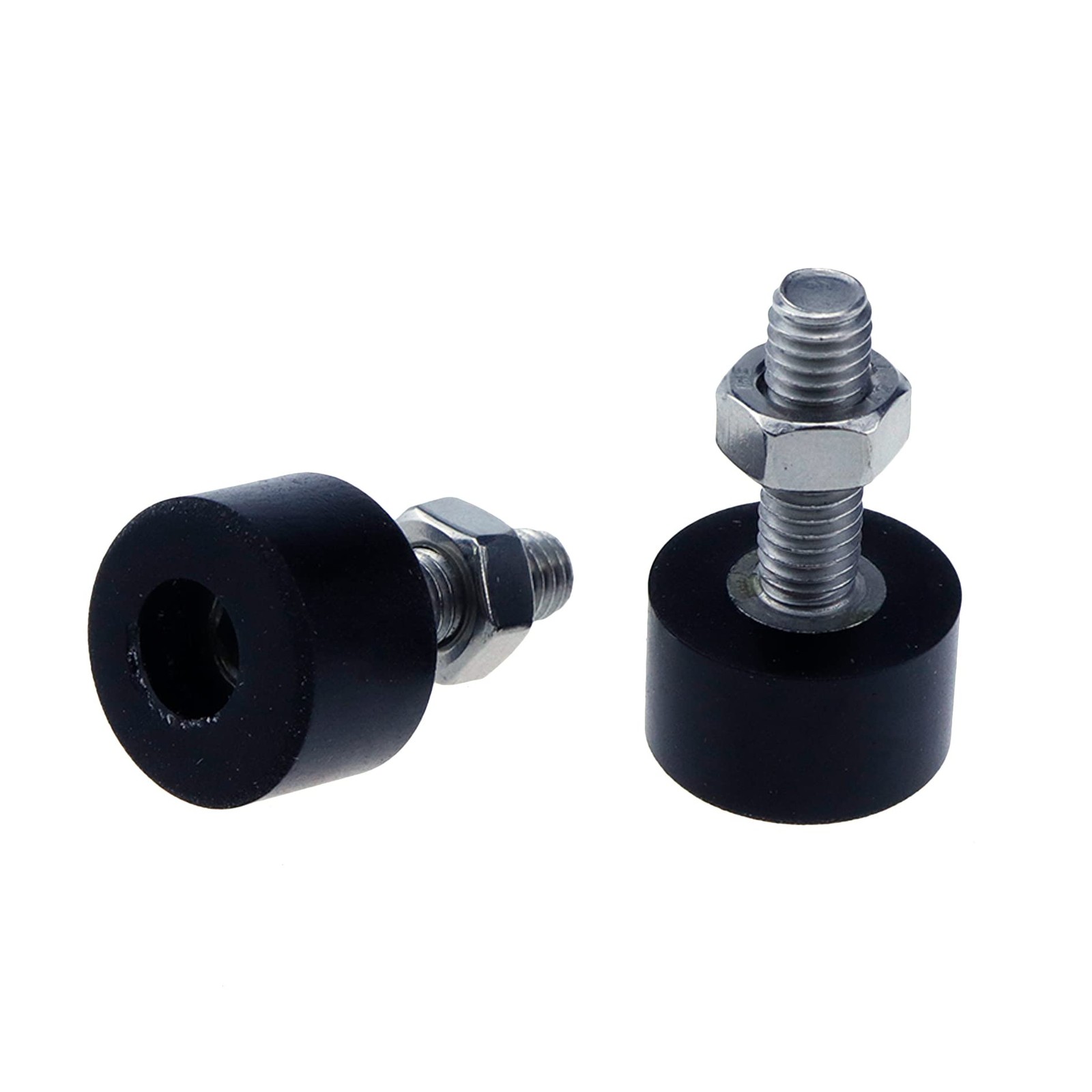 HNGSON M6×20mm Hood Adjuster Bumper Stopper Rubber Shock M6×20mm, Black
