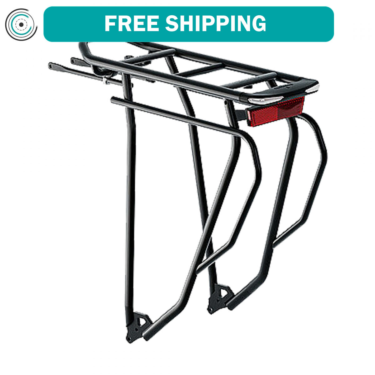 Racktime GleamIT Tour 2.0 Rack Rear Eyelet 700c/29in Black