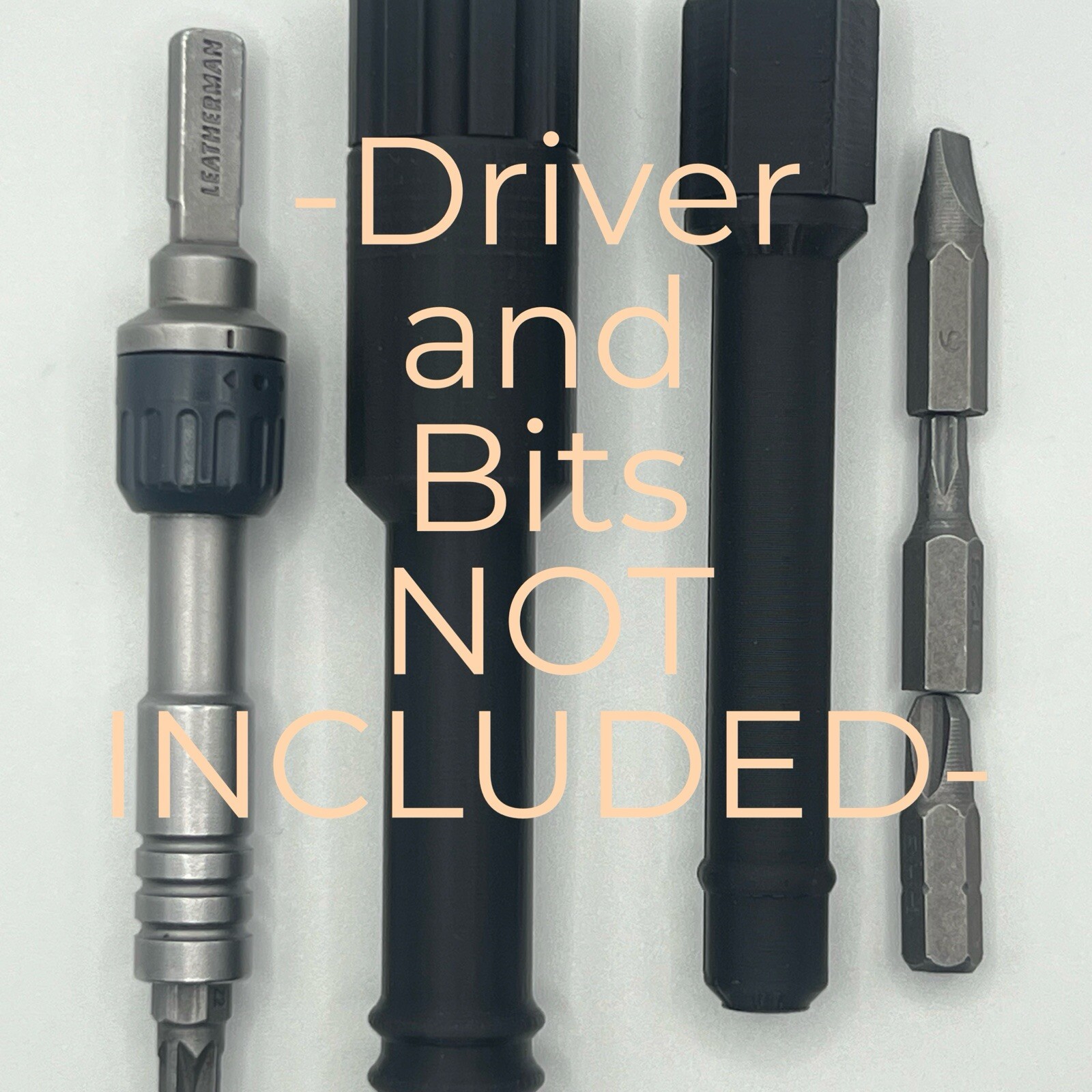 For Leatherman Ratcheting Bit Driver. Case For Driver And Hex Bit/Flat Bit Tube