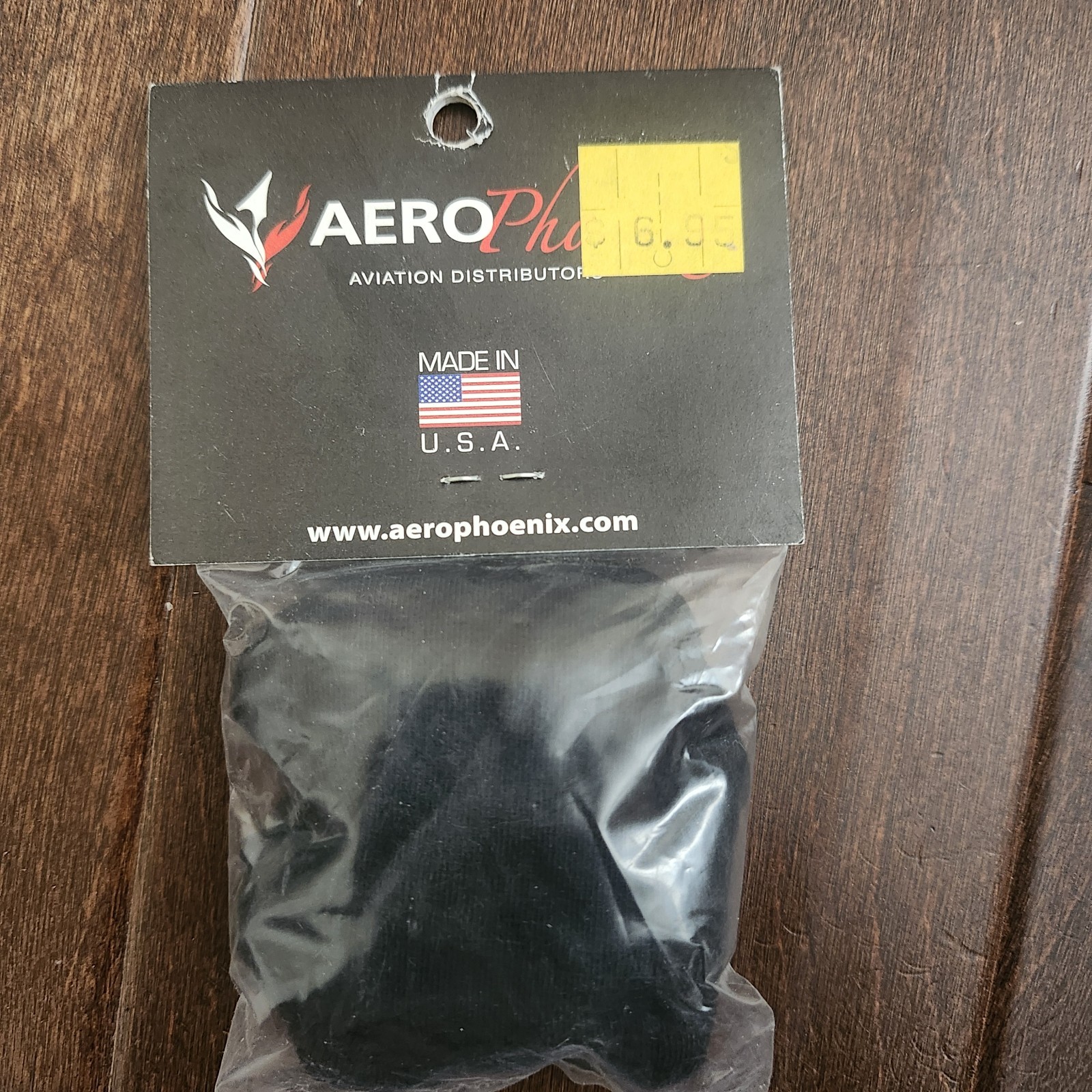 AeroPhoenix APX 650 BLK Headset Cloth Cover Black Aviation Headset New