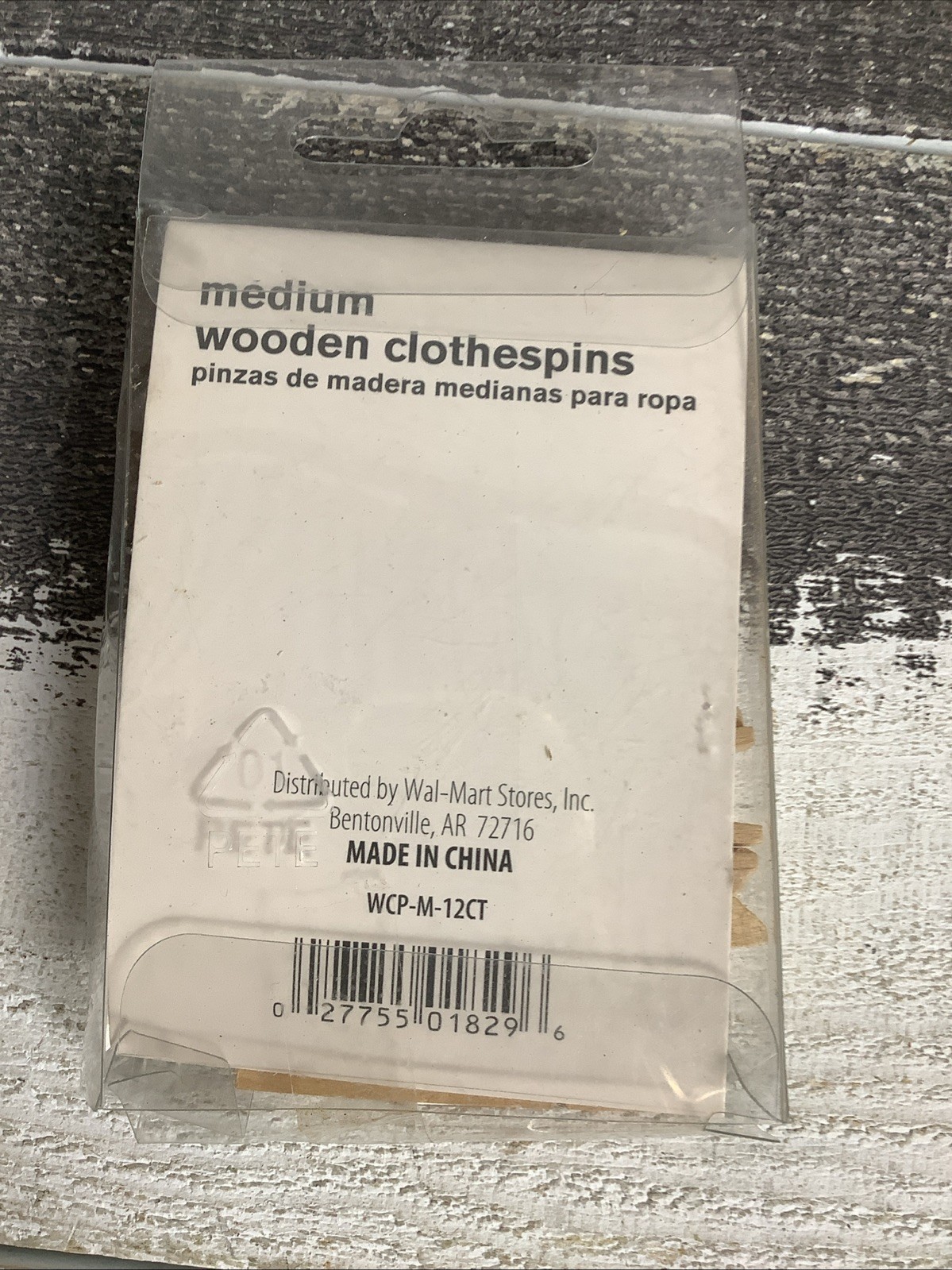 120 Medium Wooden Clothespins 2"