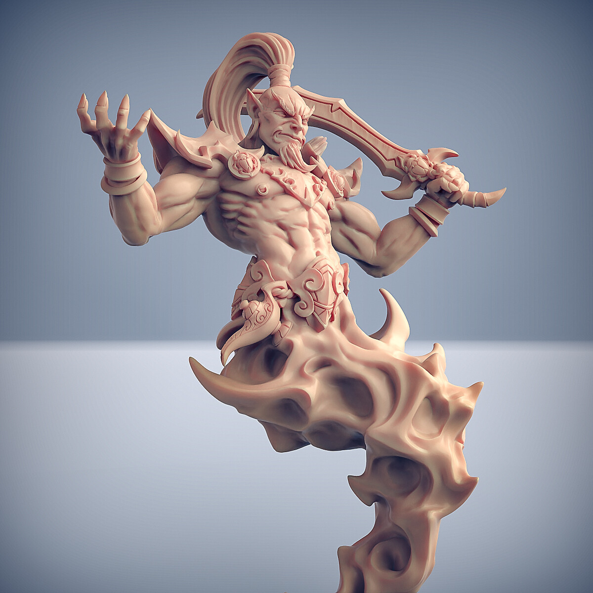 Male Djinn - Artisan Guild - Fantasy Dungeons and Dragons Miniature Tabletop