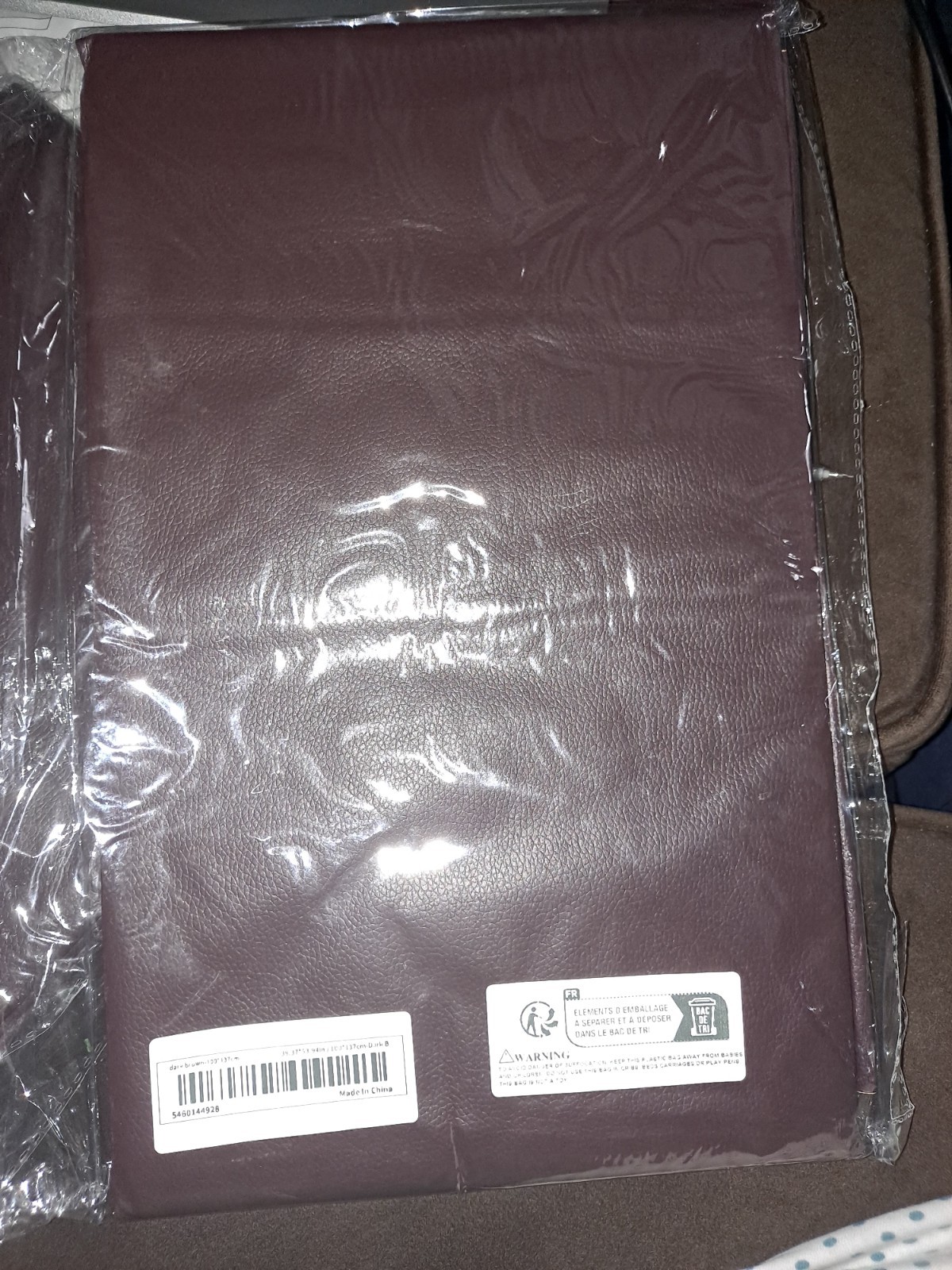 Leather Self Adhesive Repair Patch - Dark Brown