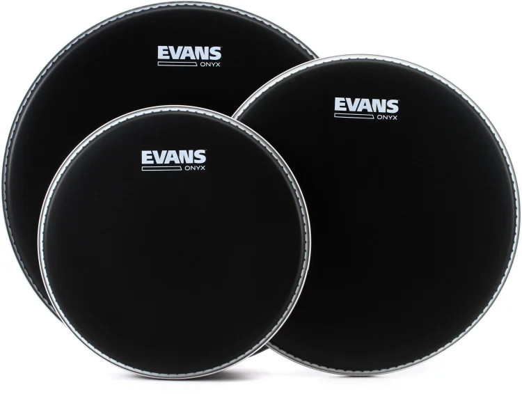 Evans Onyx Coated 3-piece Tom Pack - 10/12/14 inch