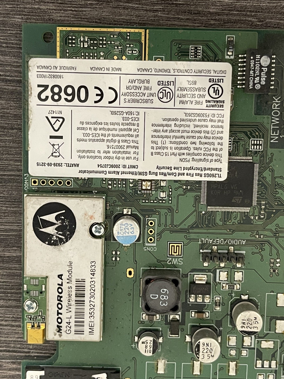 DSC TYCO - WIRELESS SECURITY ALARM COMMUNICATOR GS2060-USA