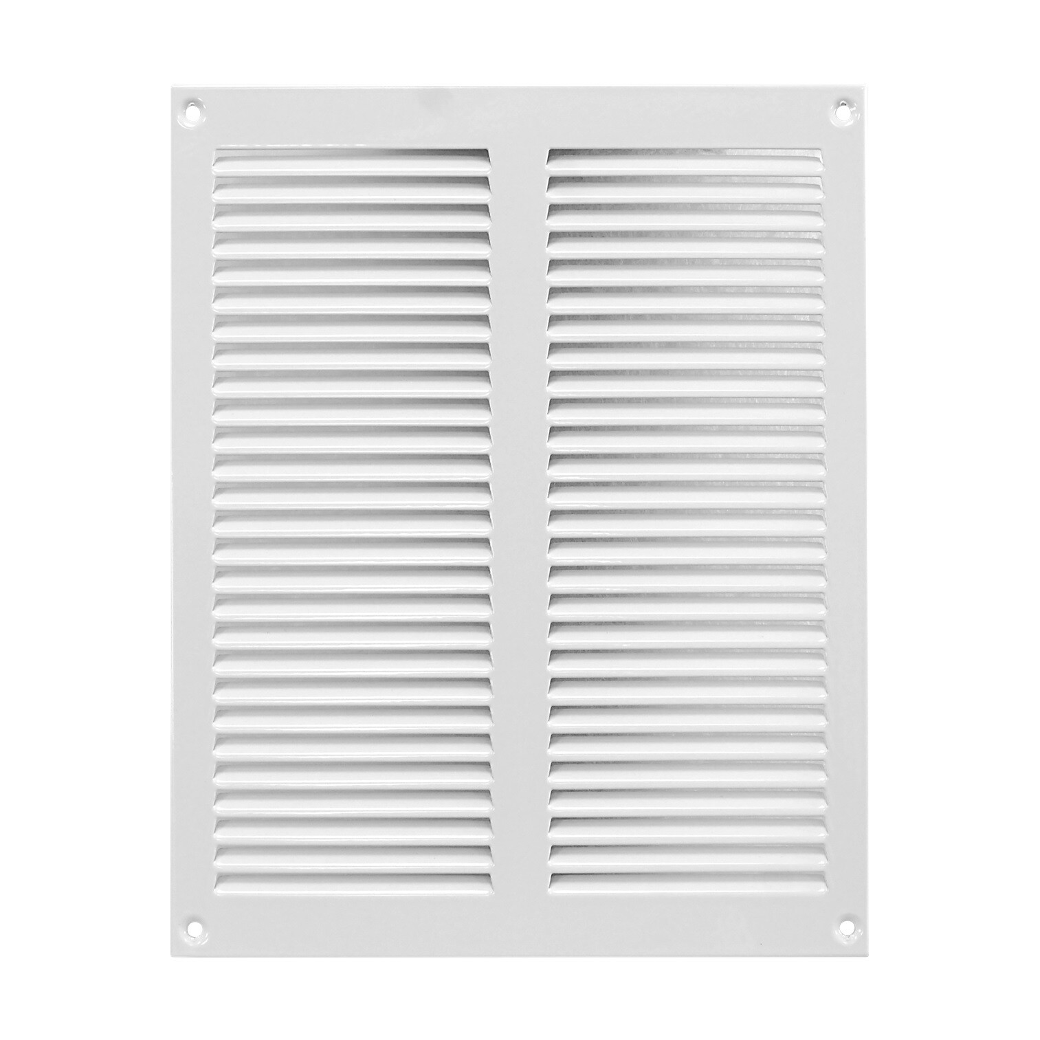 White Metal Aerator Grid 200mm x 250mm Fly Flat Screen Louvre Conduit