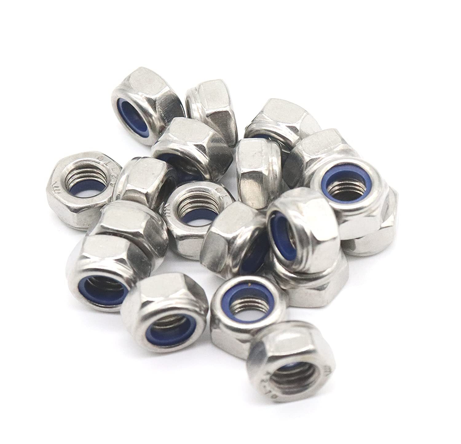 M2-M5 Hex Hexagon Nylon Insert Lock Nut Self–locking Nylock Locknut