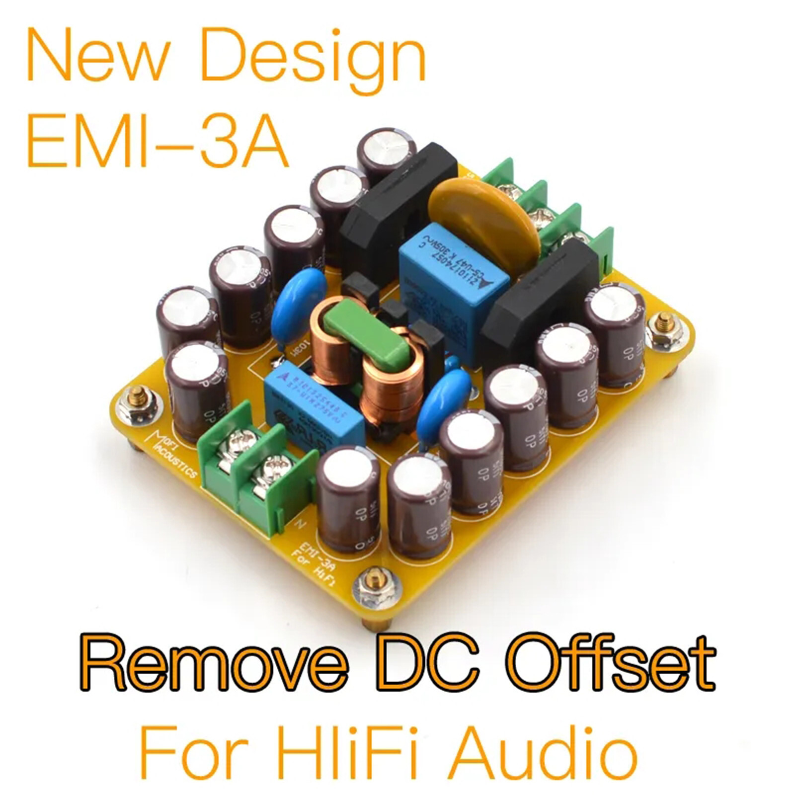 1pc HiFi AC Power Line Single EMI Filter Module 660W Version Kit DIY