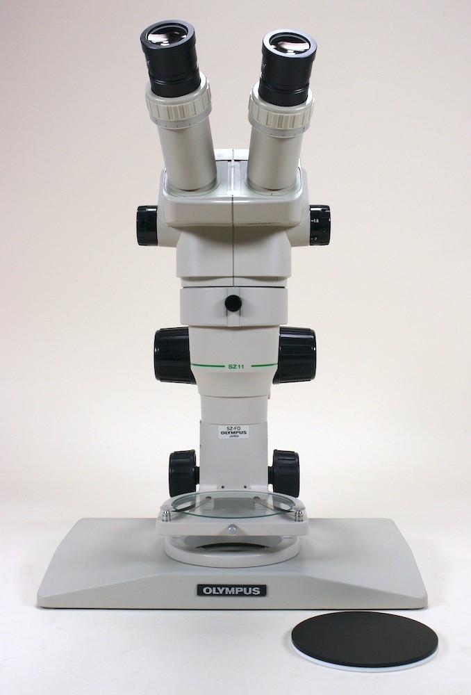 Olympus SZ-1145 Stereo Microscope with Focusable Specimen Stage