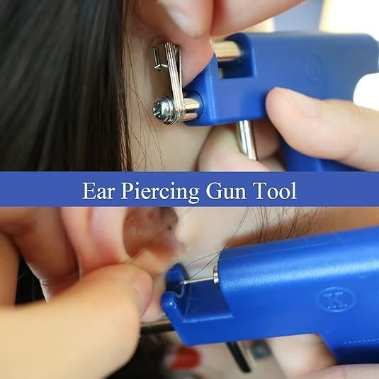 Ear Piercing Gun Tool Professional Ear Body Pierce Piercing Gun Reusable Tools