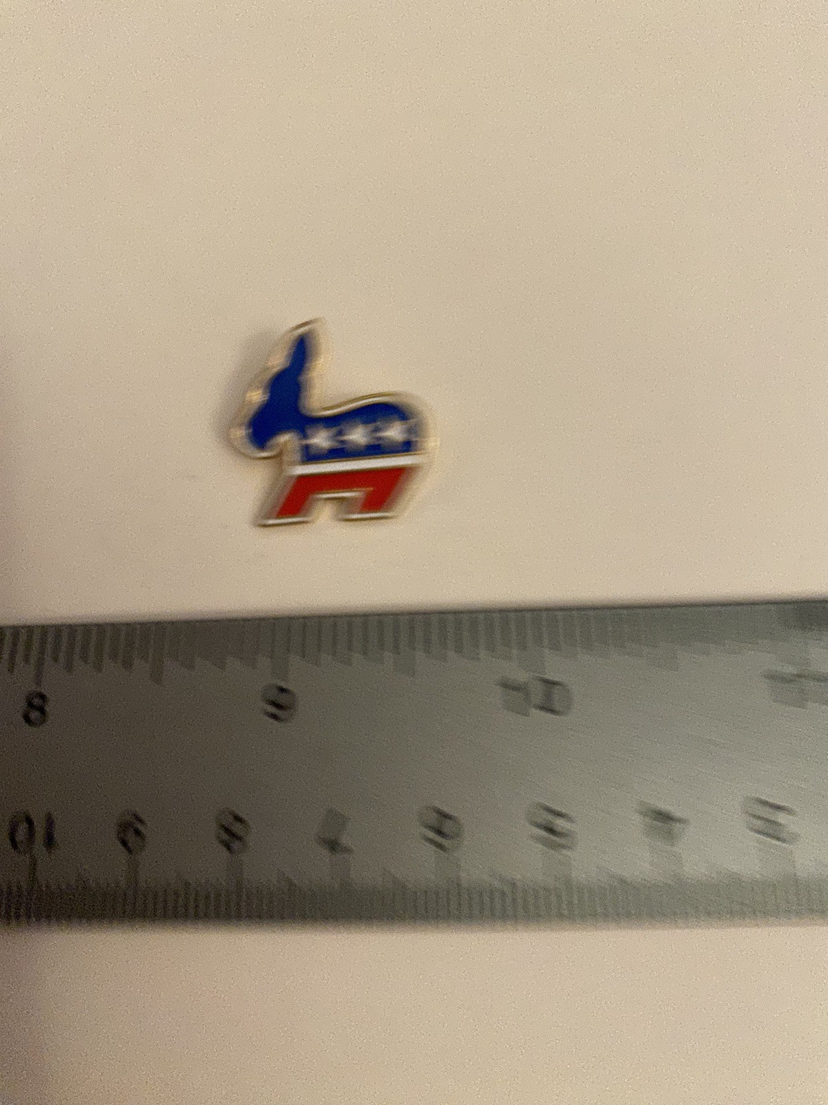 Donkey Democratic Patriotic Lapel Pin P105