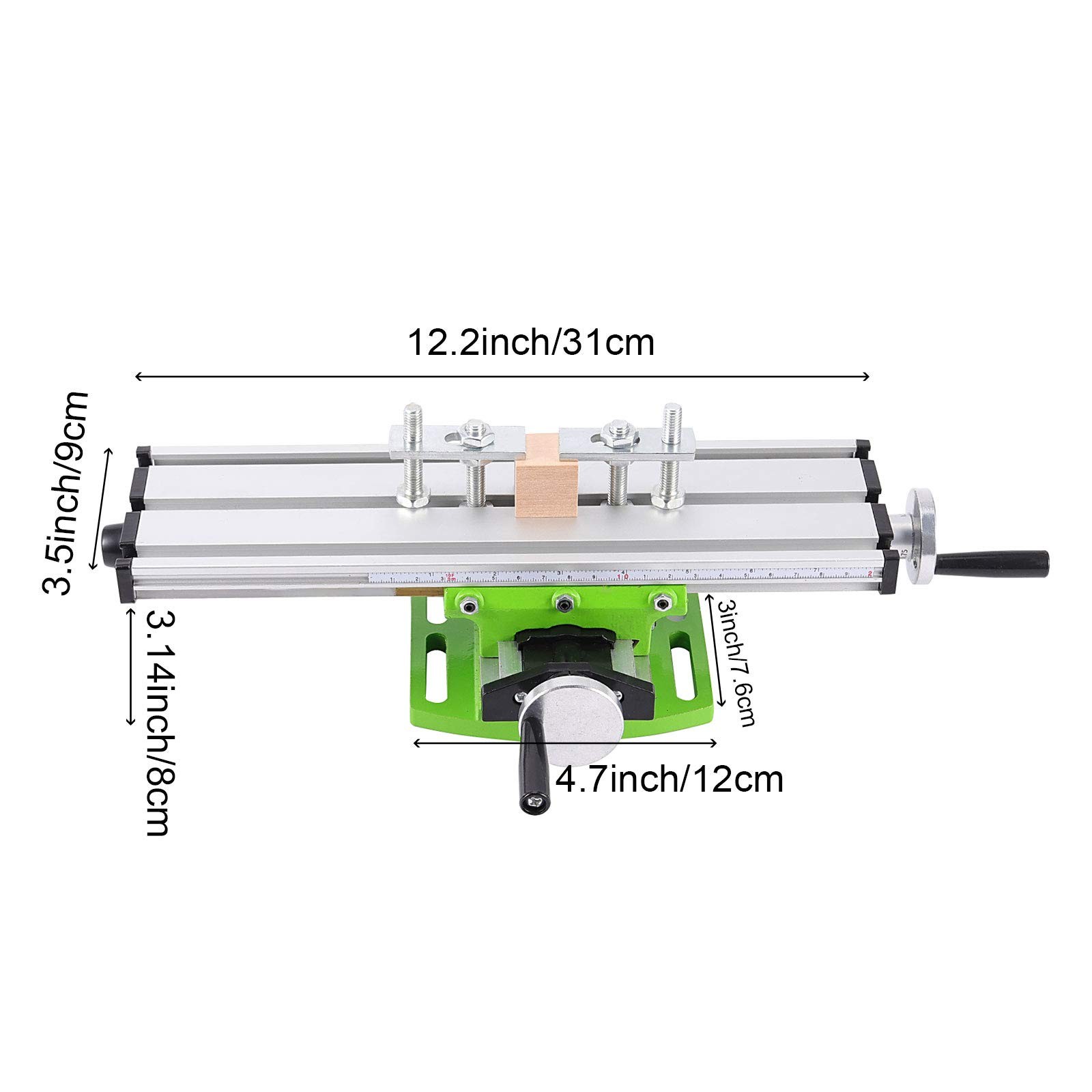 12.2 Inch Milling Machine Worktable, Precise Adjustive Multifunction Drill Vi...
