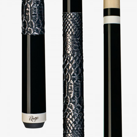 New Rage RGS7 Black Snakeskin Solid Maple 5/16 x 18 Billiards Pool Cue Stick