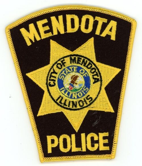 ILLINOIS IL MENDOTA POLICE NICE SHOULDER PATCH SHERIFF