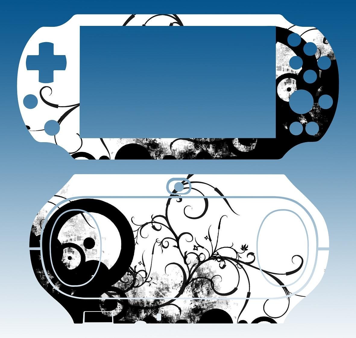 Vinyl Decal Skin Sticker for Sony PlayStation PS Vita PSV 2000 Black & White 113