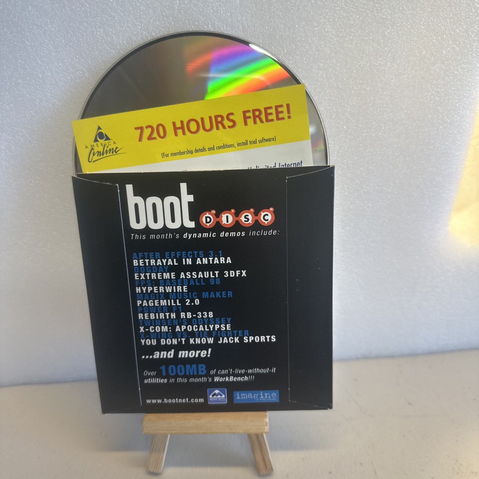 Boot Magazine BootDisc 13 PC Game Demos, Vtg PC Software, Vintage PC Games