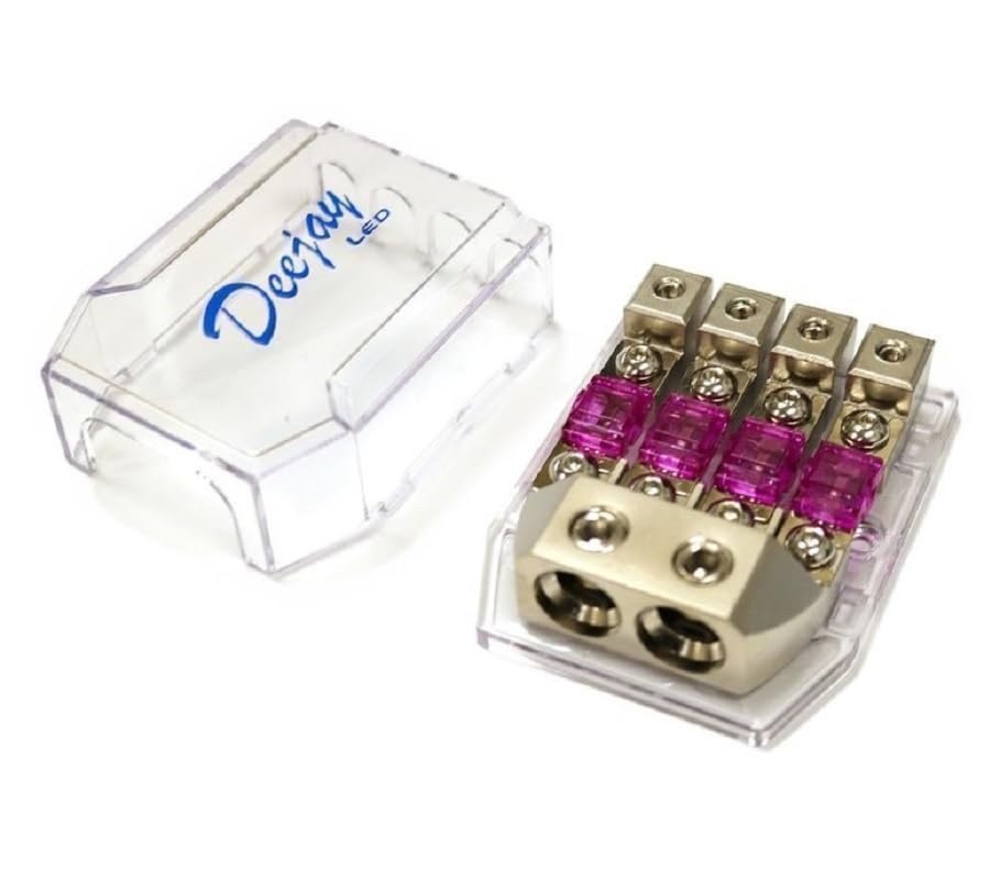 DEEJAY LED TBHANL40 DJL Main Power Distribution Block Includes Four ANL...