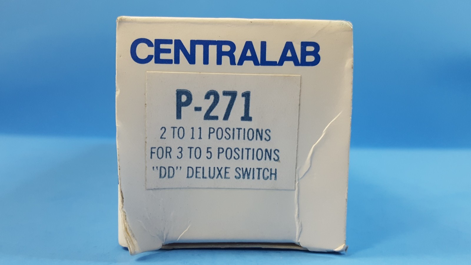 ONE- Rotary Switch Component, P-271, CENTRALABS, for 3-5 Pos. "DD" Deluxe Switch