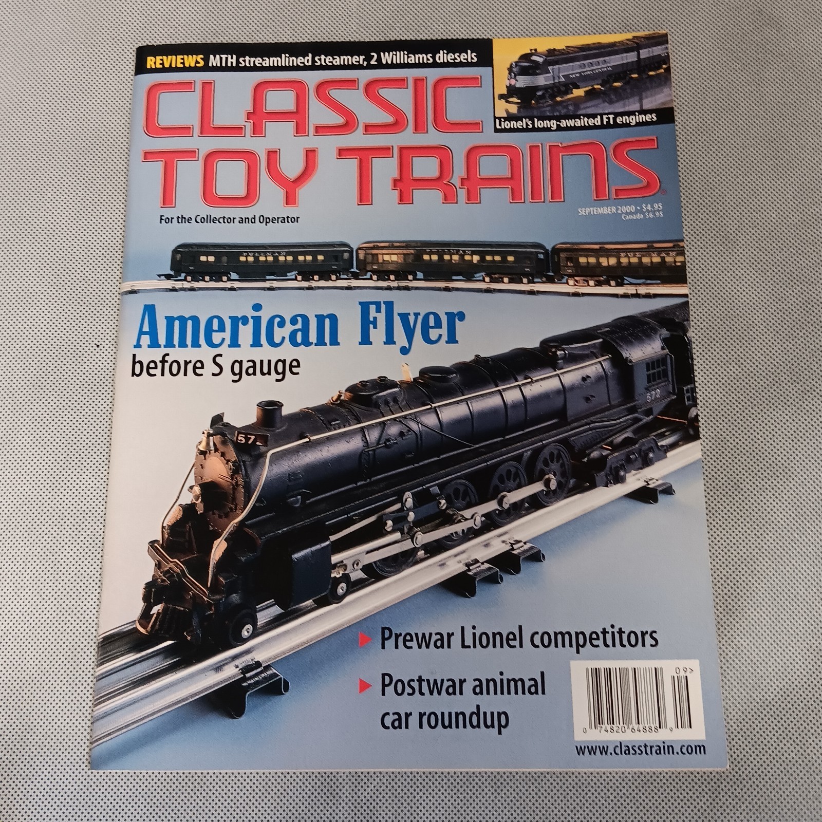 Classic Toy Trains Magazine September 2000