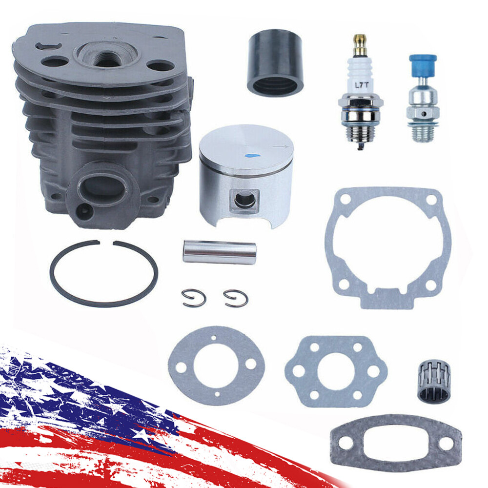 Cylinder Piston Kit 46mm For Husqvarna 50 51 55 55 Rancher Chainsaw # 503609171