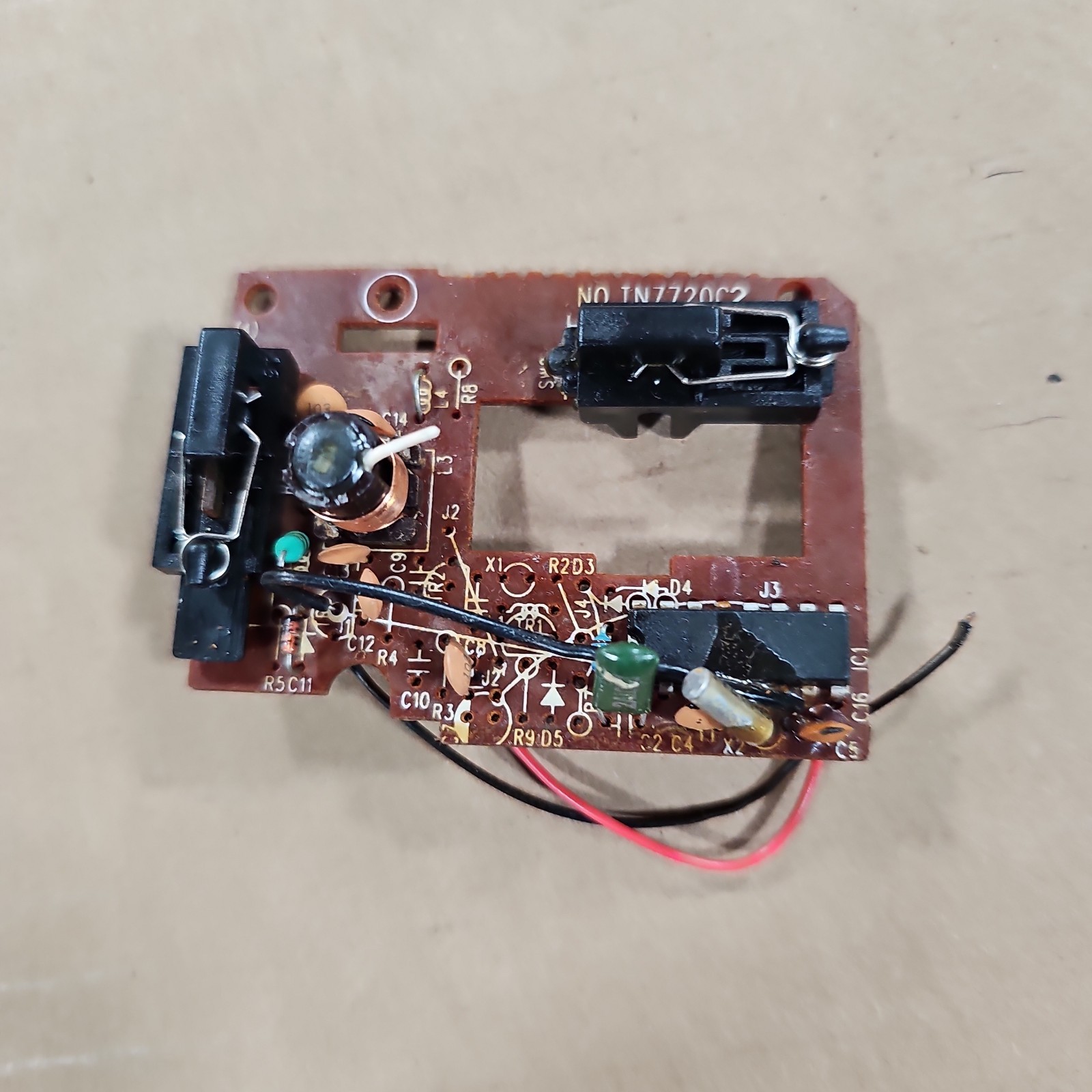 Nikko R/C Systems 27 MHz Remote Control Circuit Board Replacement Part CVTTN7720